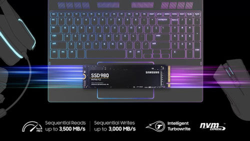 Samsung 980 M.2 PCIe NVMe Solid state drive - SSD (2280) Samsung 980 M.2 PCIe NVMe Solid state drive - SSD (2280)
